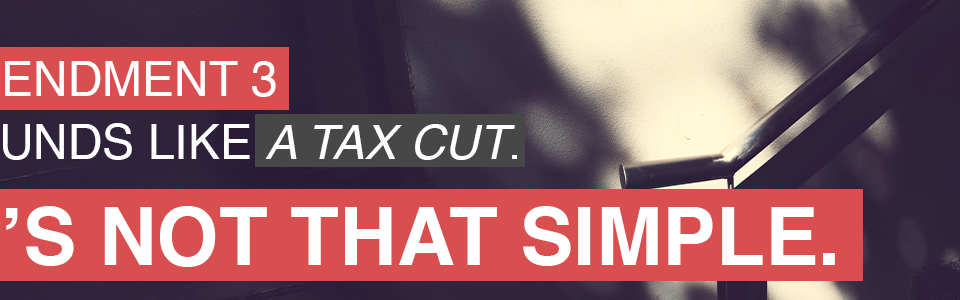 Amendment 3 sounds like a tax cut. It's not that simple.