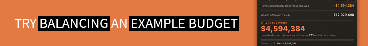 Try balancing an example budget